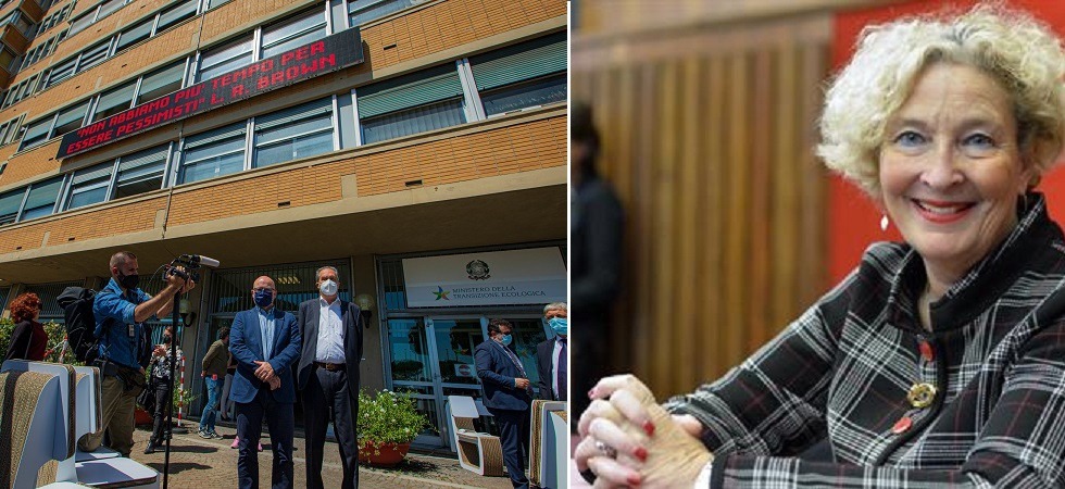 Un orologio che segna il tempo che manca all’umanità prima di entrare in un’irreversibile emergenza climatica